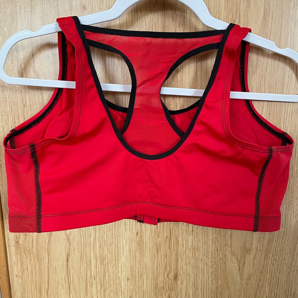 Ruby Ribbon Rack Sample Zip Front Sport Demiette, red - Picture 2 of 6